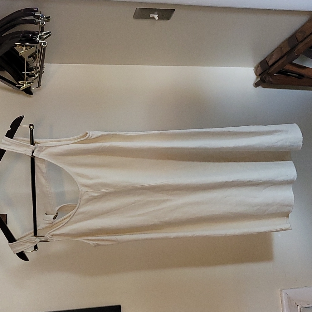 Leo & Sage linen jumper dress